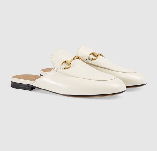 Gucci mystic white princetown - white,