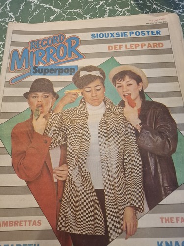 Vintage record mirror - record,