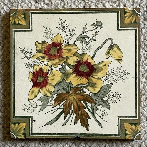 Victorian ceramic tile print - ceramic,