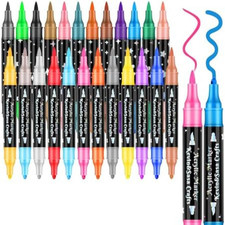 24 Colors Dual Tip Acrylic