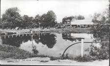Vintage RPPC The Pond Ashtead