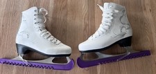 White Ice Skates UK 4.5 EU 37  New leather Boots Ladies Women's