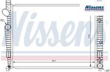 ENGINE COOLING WATER RADIATOR