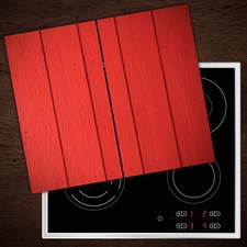 Glass Worktop Saver Ceramic Induction Hob Protector Cover Red Boards