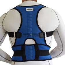 Neoprene Magnetic Posture Bad Back Corrector Lumbar Shoulder Support Belt Brace
