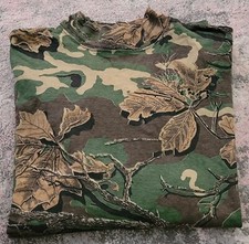 Mens P.K. Clothing Co. 100% Cotton Preshrunk XL Camouflage Long Sleeve Hunting T