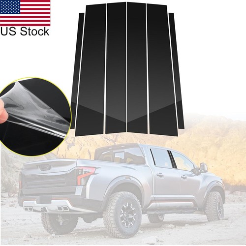 6pcs glossy black pillar - 6pcs,
