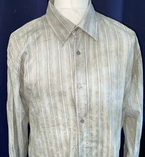 Tom Wolfe Brown Striped Long