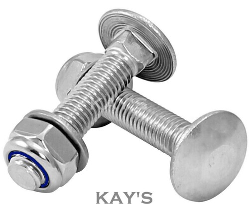 M10 carriage bolts nyloc - m10,