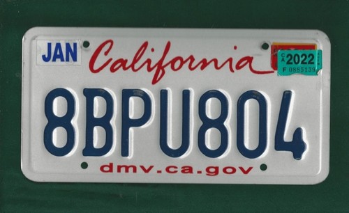 8bpu804 california embossed - california,