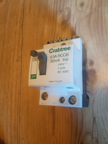 Crabtree 63a rcd - 63a,