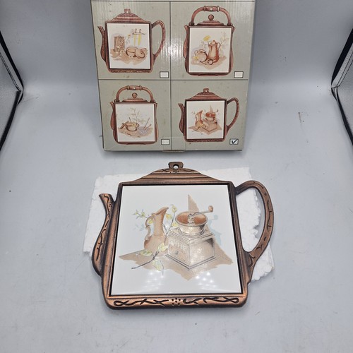 Ceramic tile trivet copper - tile,