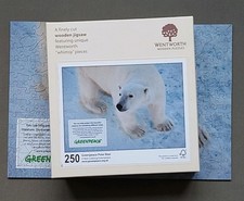 Wentworth Wooden Jigsaw GREENPEACE POLAR BEAR 250 piece puzzle