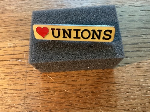 Trade union badge heart unions - badge,