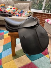 15 Inch Pony Black Tekna Saddle with adjustable gullet - currently xxw 