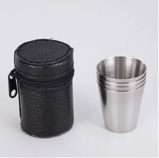 Stainless steel shot glass - stainless,