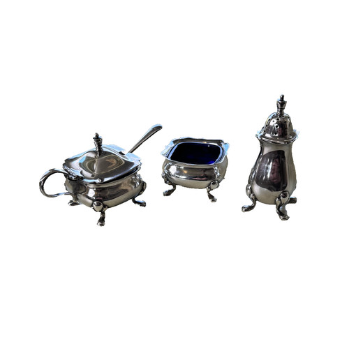 Vintage cruet set - cruet, barkers