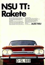 A4 Print 1970 NSU TT 4