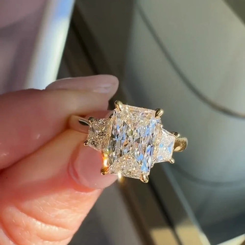 5ct radiant cut real - 5ct,