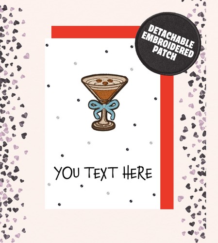 Personalised martini espresso - personalised,