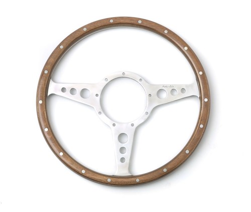 Steering wheel wood rim - wood,