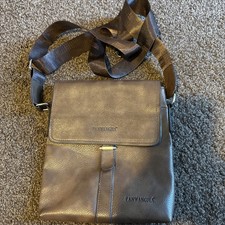 Kenneth Cole Dark Brown Leather Shoulder Strap Bag Hobo handbag