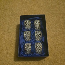 Silver Plated Napkin Rings X