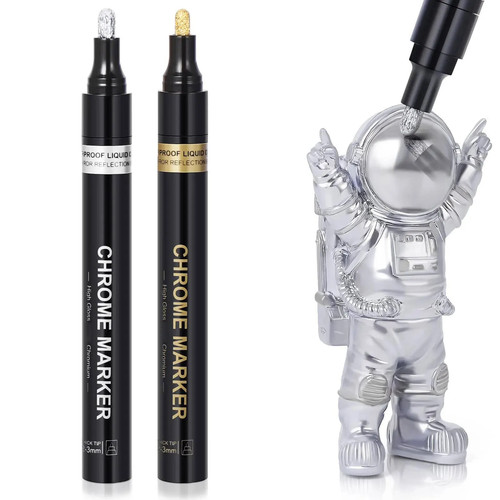 1pcs chrome mirror marker - chrome,