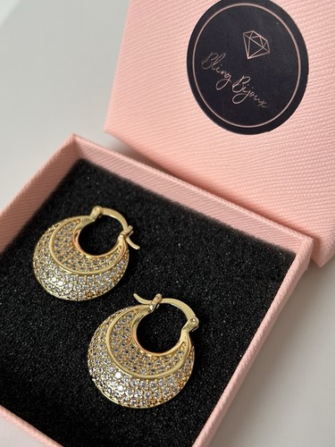 18k double horn round - 18k,
