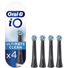 Oral-B iO Ultimate Clean Toothbrush Heads Pack of 4 Black