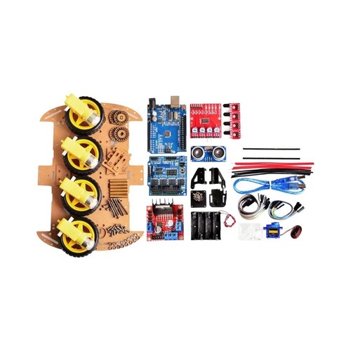 Complete for 4wd robot chassis - complete,