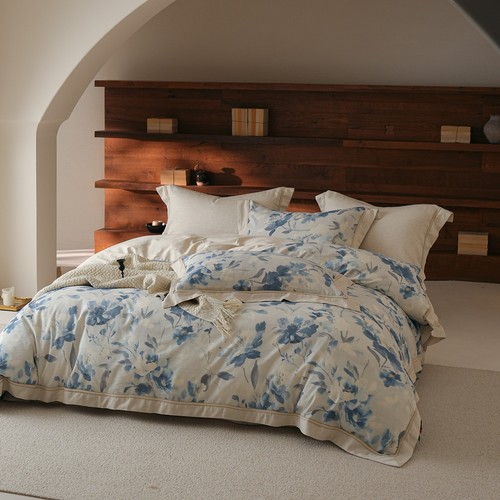 Bedding set pcs 100s - 4,