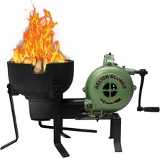 SIMOND STORE - Hand Blower - Coal Forge Hand Crank Blower With Pedal Type Handle