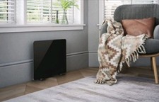 Black Glass Panel Heater