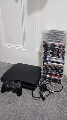 Playstation slim 320gb - 3, black