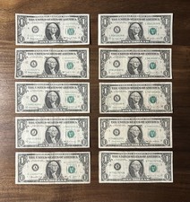 Old $1 Dollar Bills -