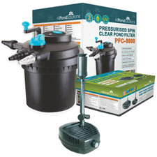 Pressurised complete pond - pressurised,