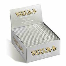  RIZLA SILVER KING SIZE SLIM ULTRA THIN CIGARETTE SMOKING ROLLING PAPERS