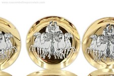 FULL SET 8 Plates Vintage