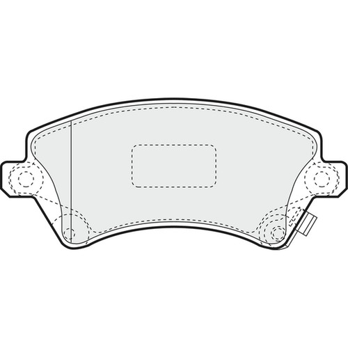 Brake pads set - set, for