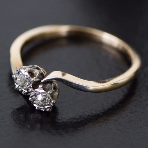 9ct gold palladium diamond - gold,