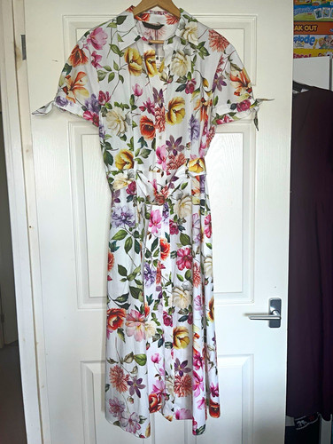 Zara women white - zara, floral