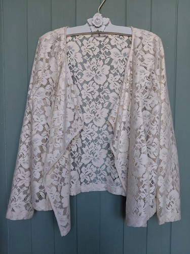 Cream lace waterfall - cream,