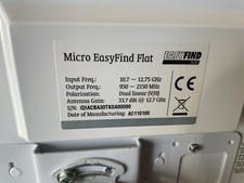 Easy find satellite flat antenna kit including tripod