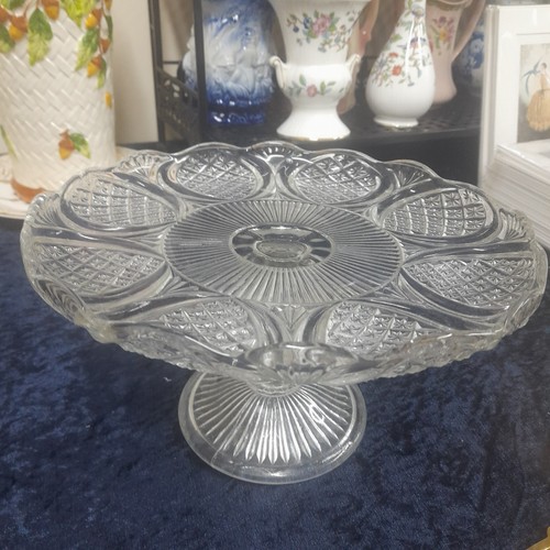 Vintage pressed glass lipped - vintage,