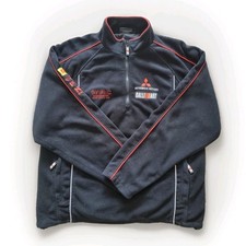 Mitsubishi Motors Ralli Art Lancer WRC  Motorsport Fleece Jacket Large Vintage