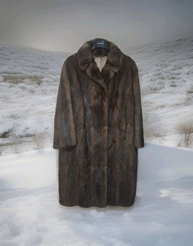 Genuine vintage glossy mink - vintage,