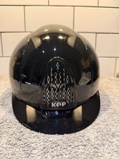 KEP SMART POLISHED  RIDING HELMET BLACK Large 59 Inner BNWT