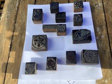 Vintage Wood Printing Blocks