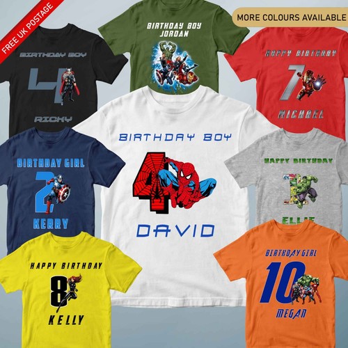 Superhero kids birthday - kids,